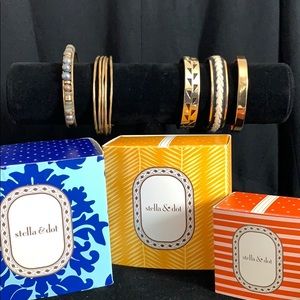 Lightly worn - Stella and Gold Gold bangles!